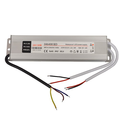 Zasilacz LED 24V 150W 6,25A hermetyczny aluminium