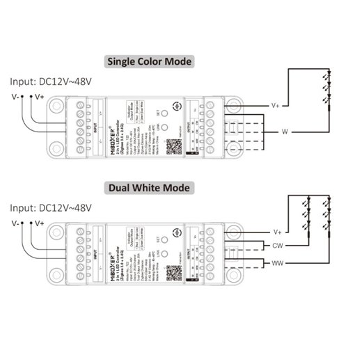 Mi-Light TZ2 sterownik LED Zigbee 2w1 na szynę DIN