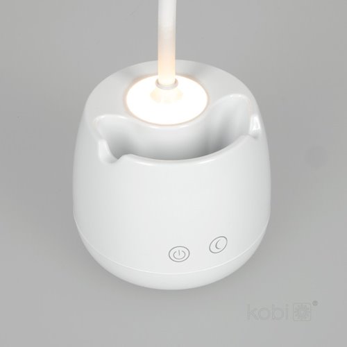 Lampka biurkowa LED 5W z koszykiem 1200mAh biała