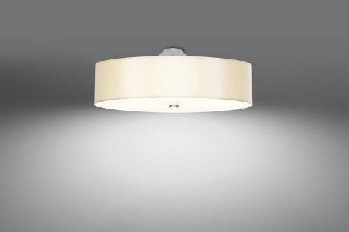 Lampa sufitowa SKALA okrągła 50 cm 5xE27 biała