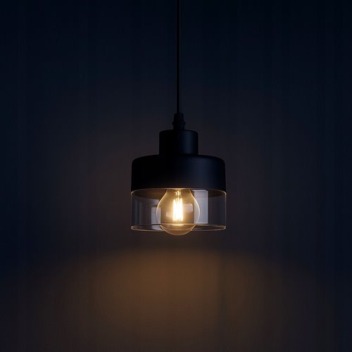 Lampa wisząca pojedyncza Snow 1xE27