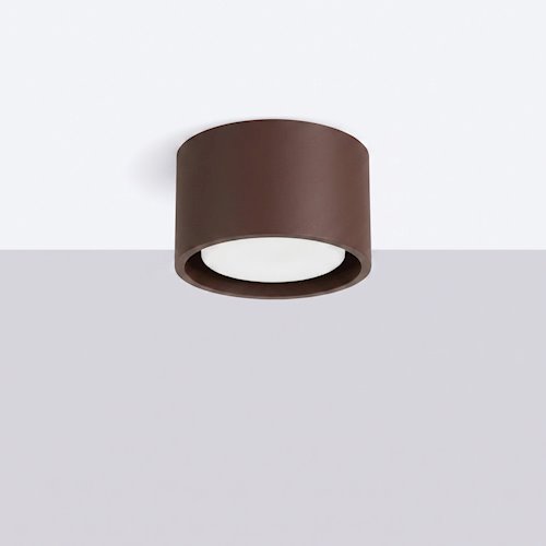 Lampa sufitowa tuba Modo 1xGx53 brązowy