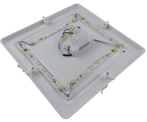 plafon led 24w srebrny