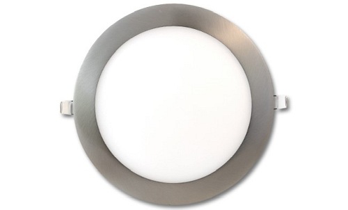 Panel LED 18W SATYNA,  podtynkowy, okrągły - biała dzienna
