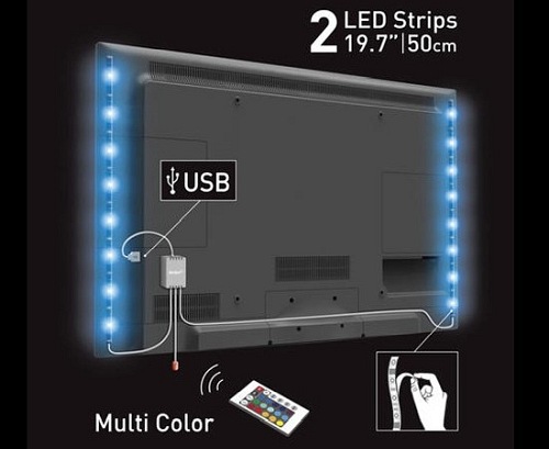 taśma LED RGB do podświetlenia TV