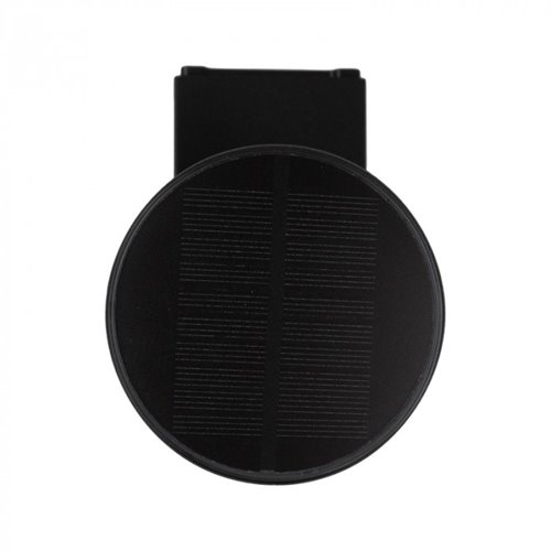Lampa solarna na elewację Tube z czujnikem czarna