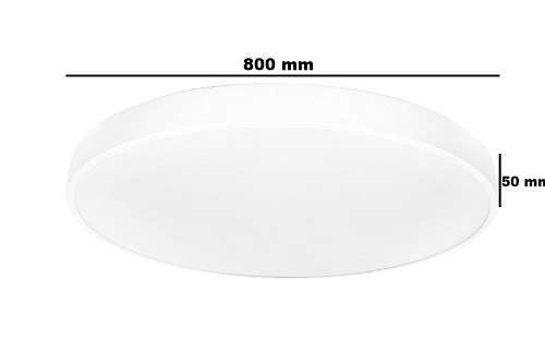 Plafon LED HOUSTON 80W 4000K biały