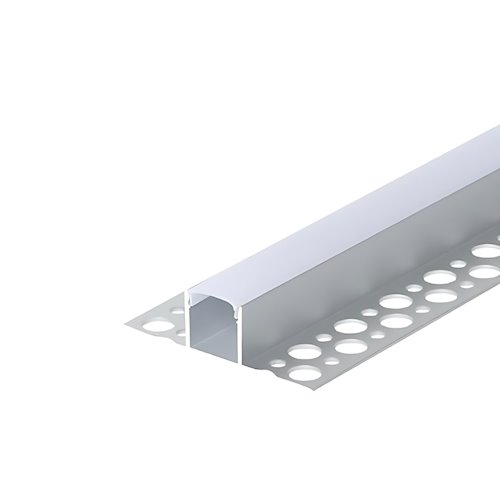 Profil LED GK Undo srebrny anodowany z kloszem mlecznym - 2m