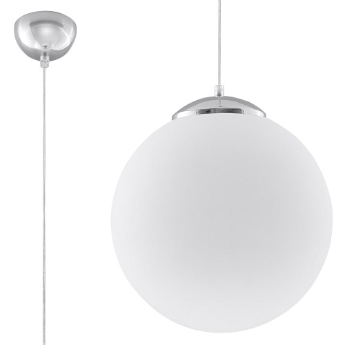 Lampa wisząca kula UGO 40cm 1xE27 CHROM