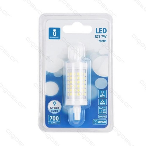 żarnik LED r7s 118mm 7W zimna