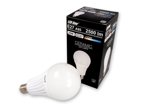 Żarówka LED line E27 170-250V 25W 2500LM biała ciepła 2700K A95