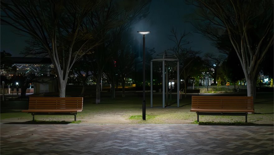 Lampa parkowa solarna 20W 2200lm 3000K-4000K