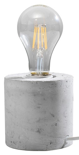Lampa biurkowa industrialna SALGADO 1xE27 beton