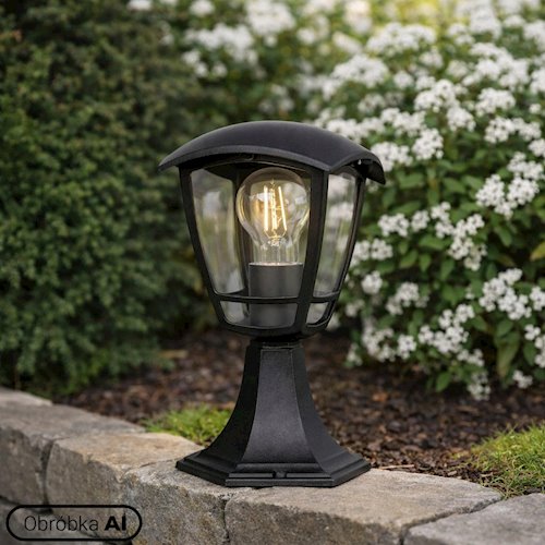 Lampa ogrodowa stojąca NIKO 1xE27 30cm czarny
