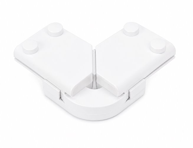 Łącznik kątowy biały do szyn magnetycznych Slim Light