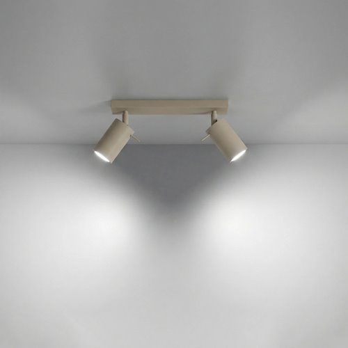Kinkiet listwa z reflektorami Ring 2xGU10 taupe