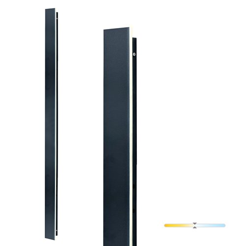 Kinkiet elewacyjny LED Mirana Wall 25W 120cm 4000K czarny