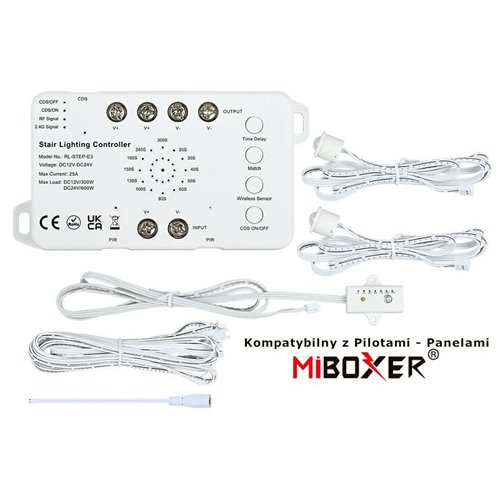 Sterownik schodowy LED Mono Mi-Light z czujnikami