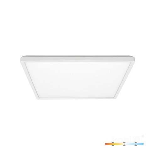 Plafon LED IP54 kwadratowy Slim 18W z przełącznikiem CCT
