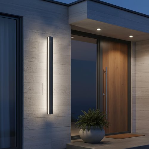 Kinkiet elewacyjny LED Mirana Wall 25W 120cm 4000K czarny