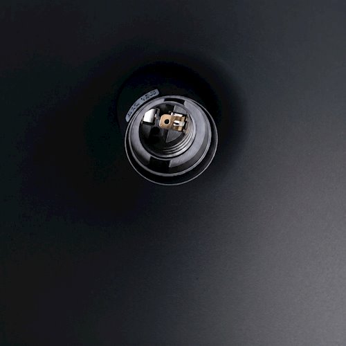 Lampa wisząca stożkowy klosz Nox 25cm 1xE27 czarna