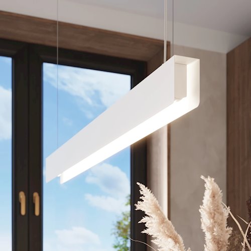 Lampa wisząca liniowa Spark 100cm 1xG13 8,5W 3000K biała