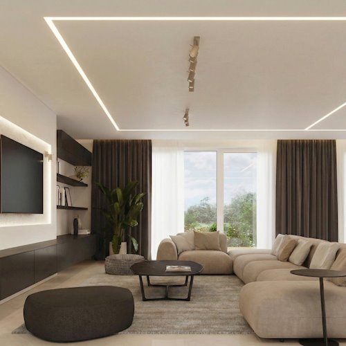 Kinkiet ścienny Reflektor Ring 1xGU10 taupe