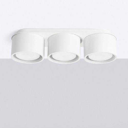 Lampa sufitowa potrójna tuba Modo 3xGx53 biała