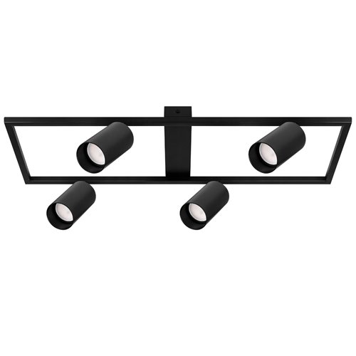 Żyrandol nowoczesny z reflektorami 4xGU10 Bueana czarny