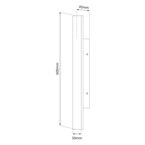 Lampa architektoniczna LED 11W 60cm Now CCT czarna