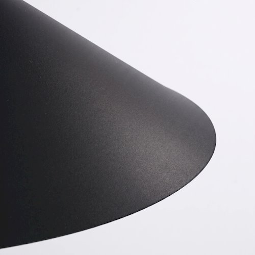 Lampa wisząca stożkowy klosz Nox 40cm 1xE27 czarna