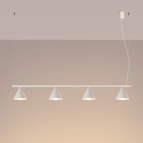 Lampa wisząca Nox 4-punktowa 4xE14 beżowa