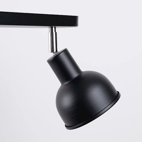 Lampa sufitowa z reflektorami Elba 2xE27 czarna