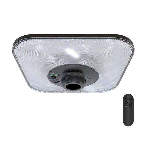 Lampa parkowa LED solarna Square 25W 3CCT z pilotem