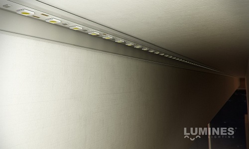 Profil F Lumines -  kątowy,  srebrny 1m