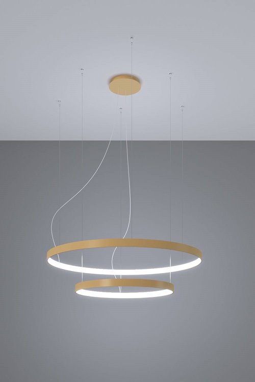 Żyrandol RIO 2 55/78 złoty LED 4000K