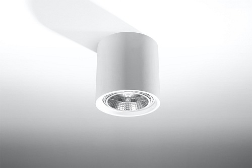 Oprawa halogenowa natynkowa KALU 1xAR111 Ceramiczna
