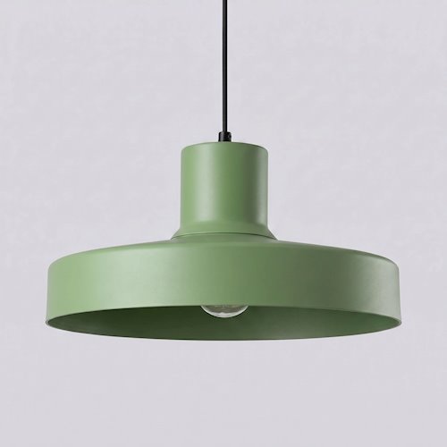 Lampa wisząca klasyczna Bilo 1xE27 szałwiowa