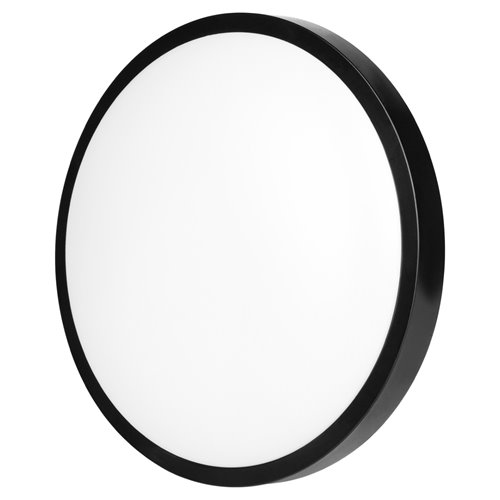 Panel LED okrągły czarny Lumo 24W z czujnikiem