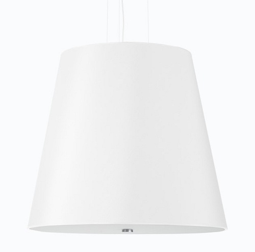 Lampa wisząca okrągła GENEVE 50 cm 3xE27 biała