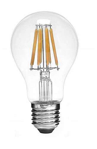 Żarówka LED Filament E27 8W ozdobna - biała zimna