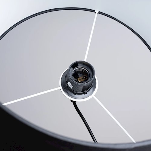 Lampa wisząca minimalistyczna Nova 30cm 1xE27 czarna