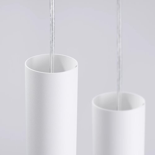 Lampa wisząca potrójna Lami 3P 3xGU10 okrągła biała