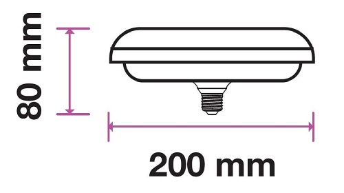 Żarówka LED  UFO E27 24W 230V 2610lm V-TAC - b. ciepła