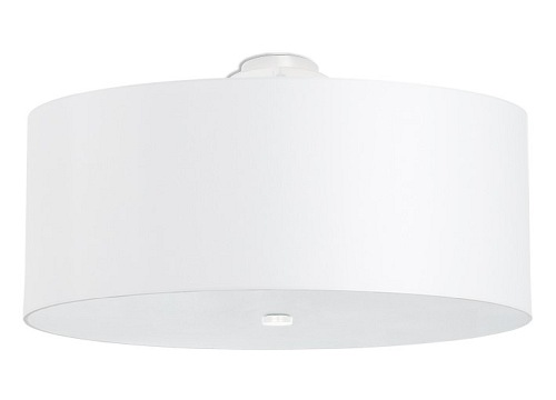 Lampa sufitowa okrągła OTTO 70 cm biała 6xE27