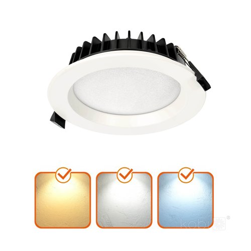 Panel LED okrągły IP44 podtynkowy NEXEYE 15W 1800lm 3CCT