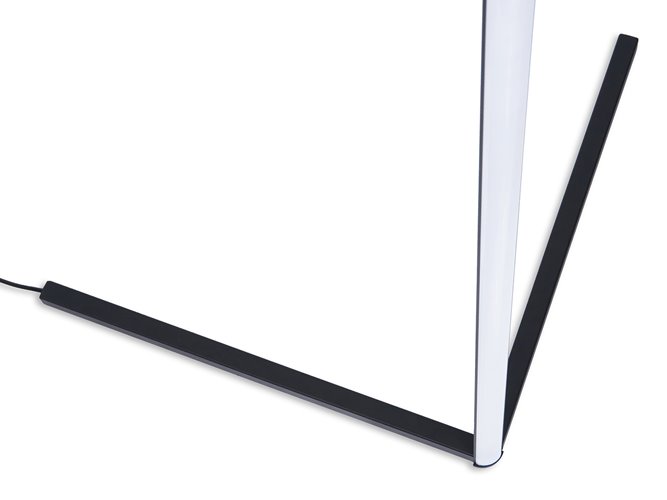Lampa podłogowa LED z pilotem RGB+CCT 140cm 9W czarna