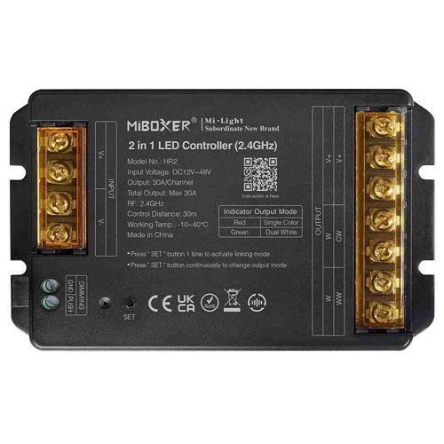 Mi-Light HR2 sterownik LED Mono-CCT 12V-48V 30A