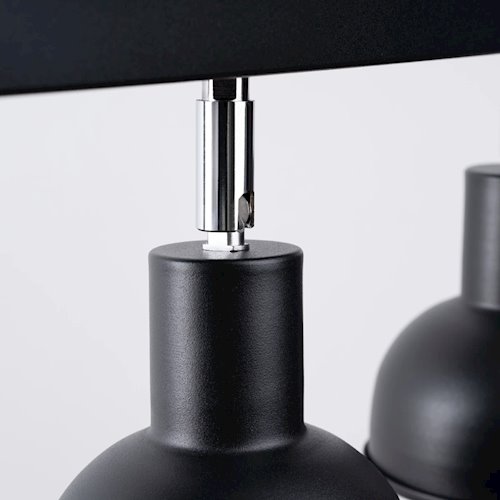 Lampa sufitowa z reflektorami Elba 3xE27 czarna
