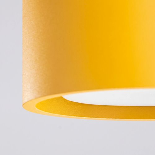 Lampa sufitowa potrójna tuba Modo 3xGx53 żółta